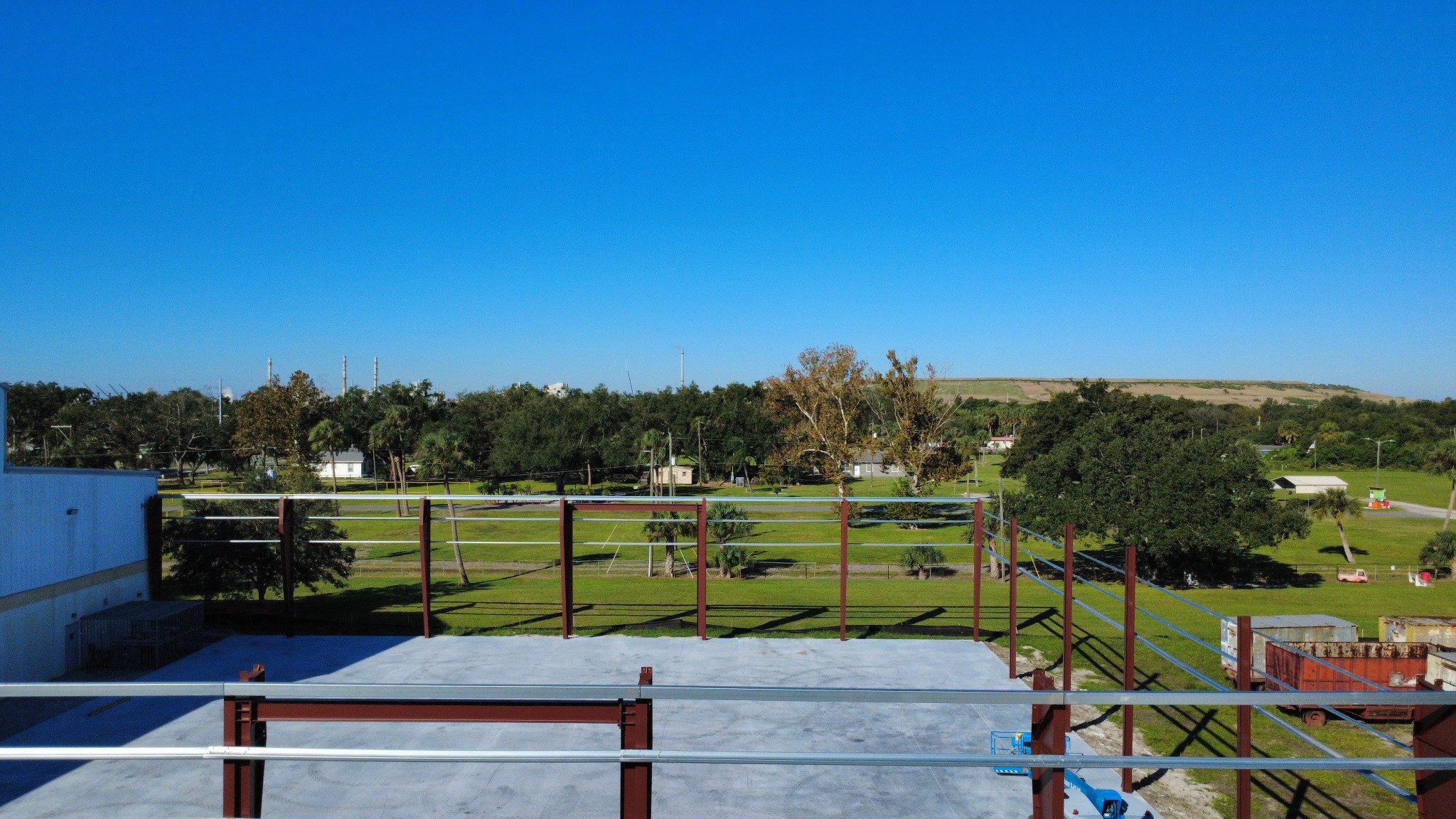 Structural steel frame